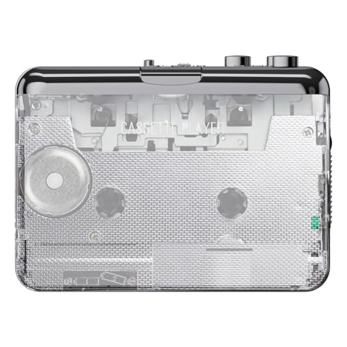 Louttary 218Pt Kassettenrekorder-Konverter Von Kassetten zu MP3 über PC-Kassettenrekorder mit Kopfhörer, Kassettenmusik-Player, Transparent Louttary 218Pt Kassettenrekorder-Konverter Von Kassetten zu MP3 über PC-Kassettenrekorder mit Kopfhörer, Kassettenmusik-Player, Transparent von Louttary