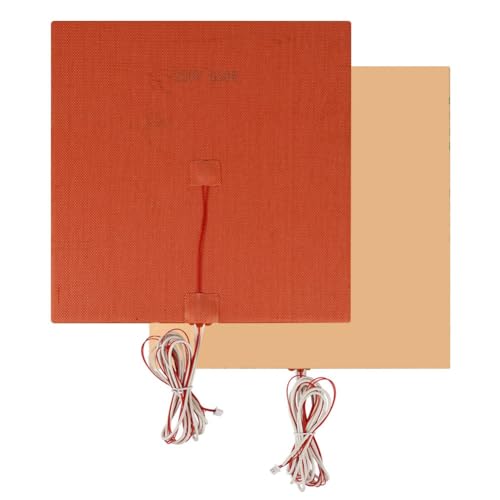 Louttary 300 X 300 mm 3D-Drucker-Silikon-Heizkissen, Glasfasergewebe, 3D-Drucker-Heizbett, 220 V, 650 W, 100 cm Kabellänge Louttary 300 X 300 mm 3D-Drucker-Silikon-Heizkissen, Glasfasergewebe, 3D-Drucker-Heizbett, 220 V, 650 W, 100 cm Kabellänge von Louttary