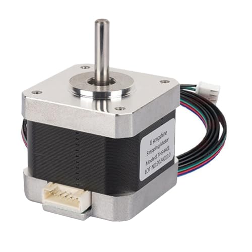 Louttary 3D-Drucker Nema 42 Schrittmotor + XH2.54 Kabel 17HS4401 38mm Achse 5mm Schwarz für 3D-Drucker DIY Graviermaschine Motor von Louttary