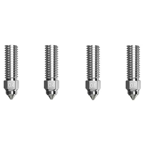 Louttary 4-Teiliges High-Flow-Düsen-Set, Düsen zum Drucken für PLA/ABS/PETG/TPU/PP/PC Usw. Erhältlich für K1, K1 Max 3D-Drucker-Teilezubehör Louttary 4-Teiliges High-Flow-Düsen-Set, Düsen zum Drucken für PLA/ABS/PETG/TPU/PP/PC Usw. Erhältlich für K1, K1 Max 3D-Drucker-Teilezubehör von Louttary