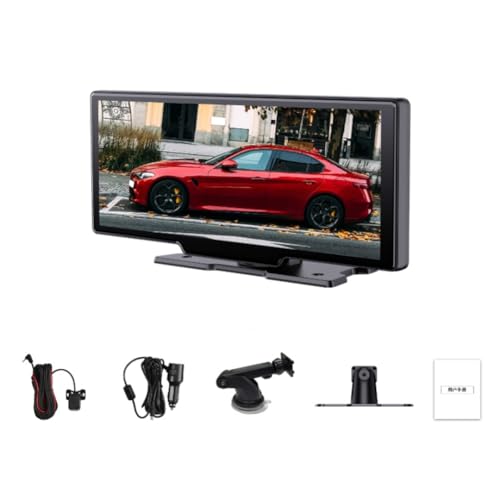 Louttary Auto-Wireless-CarPlay-Bildschirm, Tragbarer 10,26-IPS-Android-Auto-Wireless-Autobildschirm, Fahrrekorder mit Kamera von Louttary