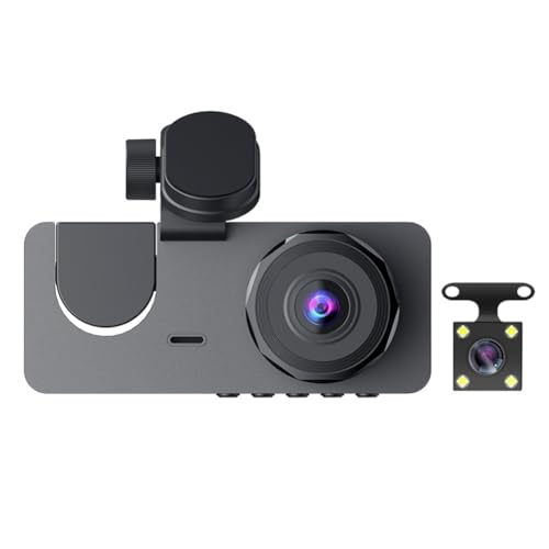 Louttary Dash-Kamera 1080P HD-Autokamera Vorne und Hinten, Nachtsicht, 170°-Weitwinkel, Loop-Aufnahme Louttary Dash-Kamera 1080P HD-Autokamera Vorne und Hinten, Nachtsicht, 170°-Weitwinkel, Loop-Aufnahme von Louttary