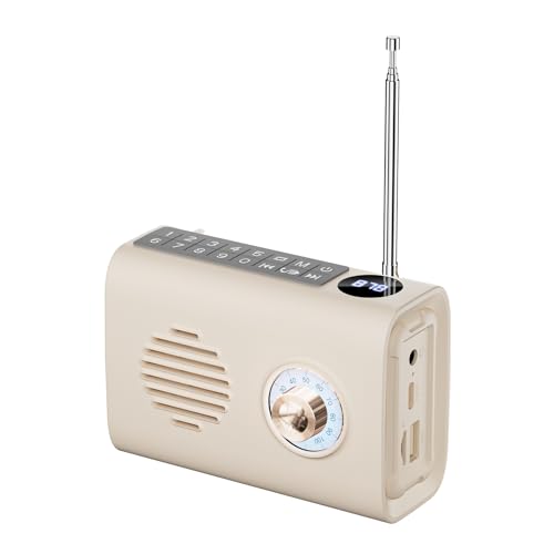 Louttary FM-Radio Mini Tragbarer FM-Radio-Bluetooth-Lautsprecher mit Buntem Licht, Unterstützt Freisprechen A Louttary FM-Radio Mini Tragbarer FM-Radio-Bluetooth-Lautsprecher mit Buntem Licht, Unterstützt Freisprechen A von Louttary