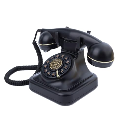 Louttary Festes Kabelgebundenes Festnetz-Plug-In-Bürotelefon im Retro-Haushalt im Antiken Europäischen Stil von Louttary
