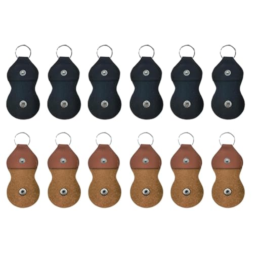 Louttary Gitarrenplektrumhalter Aus PU-Leder, Schlüsselanhänger, Geschenk für Gitarrenspieler Louttary Gitarrenplektrumhalter Aus PU-Leder, Schlüsselanhänger, Geschenk für Gitarrenspieler von Louttary