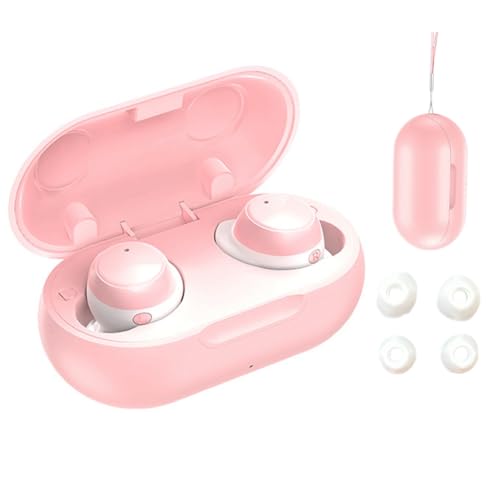 Louttary Mini Bluetooth 5.4 Kabellose Ohrhörer mit Kabelloser Ladehülle, Unsichtbare Mini-Bluetooth-Ohrhörer, Langlebig, Einfache Installation, Einfach zu Bedienen, Rosa Louttary Mini Bluetooth 5.4 Kabellose Ohrhörer mit Kabelloser Ladehülle, Unsichtbare Mini-Bluetooth-Ohrhörer, Langlebig, Einfache Installation, Einfach zu Bedienen, Rosa von Louttary