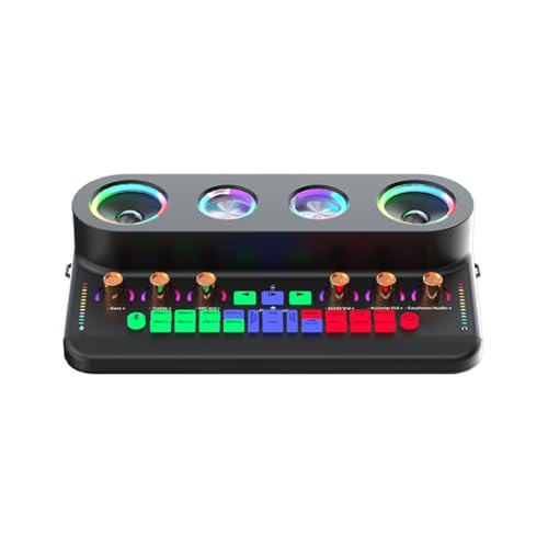 Louttary S20 Professionelle Audio-Soundkarte mit Anpassbarem Soundmodul, Musikkarte, Externe Audioschnittstelle für Live-Soundkarte, Langlebig, Einfach zu Bedienen, D Louttary S20 Professionelle Audio-Soundkarte mit Anpassbarem Soundmodul, Musikkarte, Externe Audioschnittstelle für Live-Soundkarte, Langlebig, Einfach zu Bedienen, D von Louttary