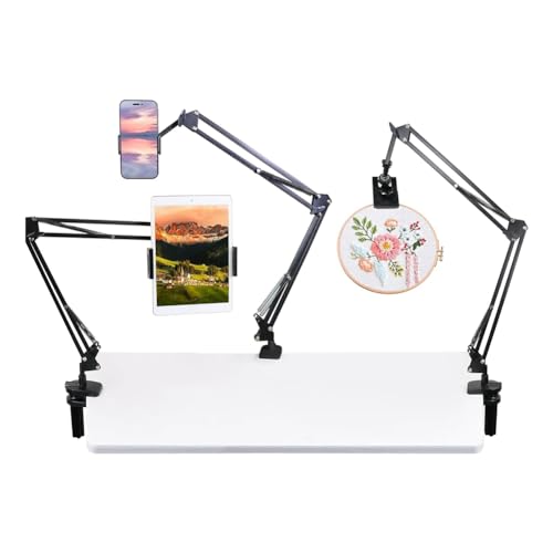 Louttary Tablet-Ständer Geeignet für die Desktop-Installation mit 360°-Drehung, Stickrahmen-Ständer, Ständer für Büroschreibtisch B, Einfach zu Bedienen Louttary Tablet-Ständer Geeignet für die Desktop-Installation mit 360°-Drehung, Stickrahmen-Ständer, Ständer für Büroschreibtisch B, Einfach zu Bedienen von Louttary