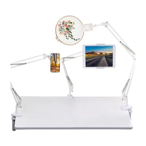 Louttary Tablet-Ständer Geeignet für die Desktop-Installation mit 360°-Drehung, Stickrahmen-Ständer, Ständer für Den Büroschreibtisch, Einfach zu Bedienen Louttary Tablet-Ständer Geeignet für die Desktop-Installation mit 360°-Drehung, Stickrahmen-Ständer, Ständer für Den Büroschreibtisch, Einfach zu Bedienen von Louttary