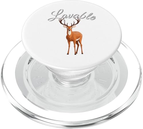 Liebenswerter Buck Deer PopSockets PopGrip für MagSafe von Lovables Designs You Like