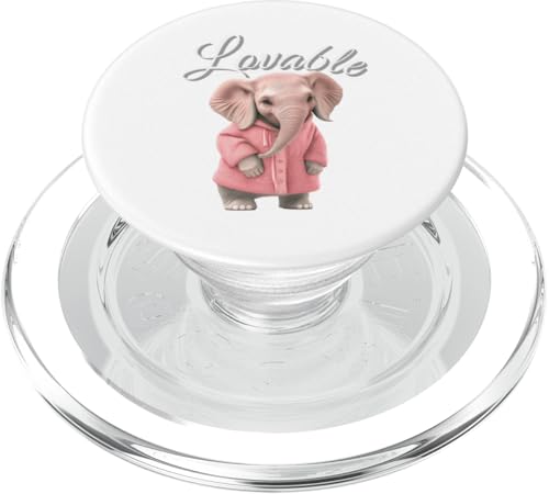 Liebenswerter Elefant PopSockets PopGrip für MagSafe Liebenswerter Elefant PopSockets PopGrip für MagSafe von Lovables Designs You Like