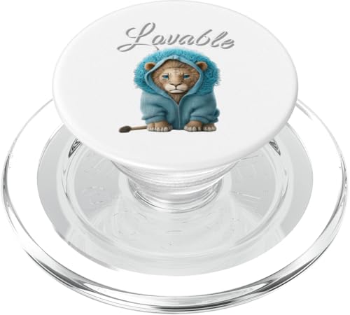 Liebenswerter Löwe PopSockets PopGrip für MagSafe Liebenswerter Löwe PopSockets PopGrip für MagSafe von Lovables Designs You Like