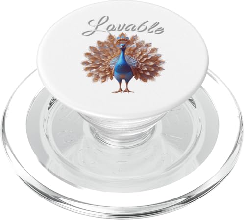 Liebenswerter Pfau PopSockets PopGrip für MagSafe Liebenswerter Pfau PopSockets PopGrip für MagSafe von Lovables Designs You Like