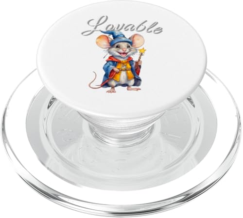 Liebenswerter magischer Maus-Zauberer PopSockets PopGrip für MagSafe Liebenswerter magischer Maus-Zauberer PopSockets PopGrip für MagSafe von Lovables Designs You Like