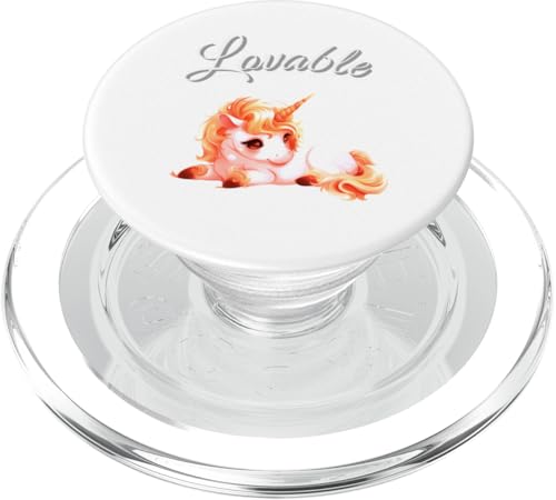 Liebenswertes Einhorn PopSockets PopGrip für MagSafe Liebenswertes Einhorn PopSockets PopGrip für MagSafe von Lovables Designs You Like