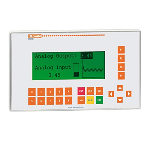 Panel 1 0,200 24VDC, RS232, RS485 (Modbus-RTU Master), 8,55 x 3,3 x 17,5 cm, weiß (Referenz: LRXP01) von Lovato