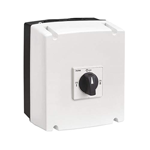Tetrapolar-Schalter in Box, 45 A Fernbedienung, schwarz, 17,5 x 18,3 x 22 cm, Weiß (Referenz: GAZ063SAET8) von Lovato