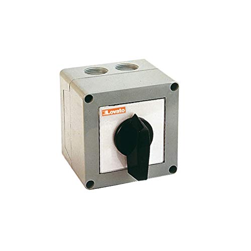 Wechselrichter GN11, 20 A, Modell P 75 x 75 mm, 7,5 x 7,5 x 7,5 cm, grau (Referenz: GN2011P) von Lovato