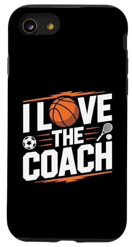 Ich liebe den Coach Sports Enthusiast Tribute Hülle für iPhone SE (2020) / 7 / 8 von Love Coach Appreciation Sports Enthusiast