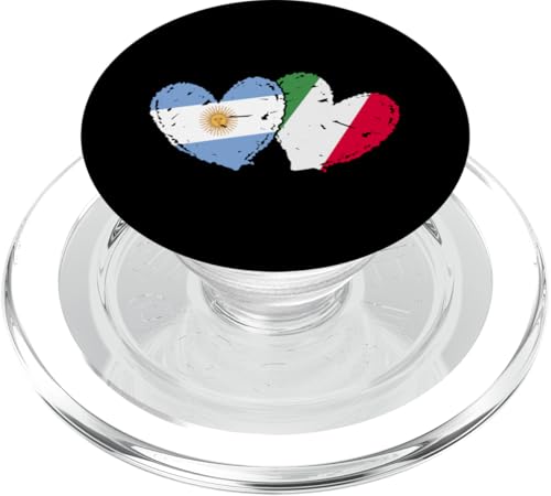 Argentinien Italien Flagge Herzen Argentinisches italienisches Erbe PopSockets PopGrip für MagSafe Argentinien Italien Flagge Herzen Argentinisches italienisches Erbe PopSockets PopGrip für MagSafe von Love Italia Italy Flag Designs Proud Italian Roots