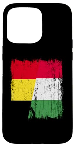 Belgien Italien Halbe Flagge Stolz Belgien Italien Stolz Hülle für iPhone 15 Pro Max von Love Italia Italy Flag Designs Proud Italian Roots