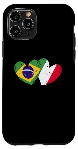 Brasilien Italien Flagge Herzen brasilianisches italienisches Erbe Hülle für iPhone 11 Pro Brasilien Italien Flagge Herzen brasilianisches italienisches Erbe Hülle für iPhone 11 Pro von Love Italia Italy Flag Designs Proud Italian Roots