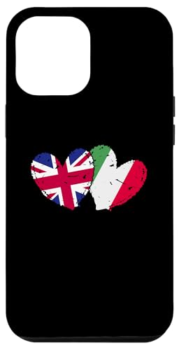 Britische Italien-Flagge, Herzen, britisches italienisches Erbe Hülle für iPhone 12 Pro Max Britische Italien-Flagge, Herzen, britisches italienisches Erbe Hülle für iPhone 12 Pro Max von Love Italia Italy Flag Designs Proud Italian Roots