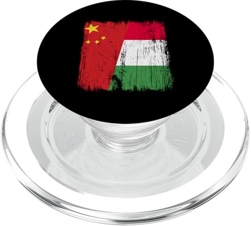 China Italien halbe Flagge Stolz chinesischer italienischer Stolz PopSockets PopGrip für MagSafe China Italien halbe Flagge Stolz chinesischer italienischer Stolz PopSockets PopGrip für MagSafe von Love Italia Italy Flag Designs Proud Italian Roots