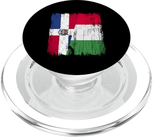 Dominikanische Republik Italien halbe Flagge Dominikanische Italien Pride PopSockets PopGrip für MagSafe von Love Italia Italy Flag Designs Proud Italian Roots