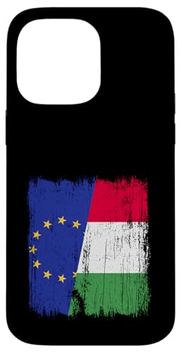 EU Italien Halbflagge stolz Europäische Union Italienischer Stolz Hülle für iPhone 14 Pro Max von Love Italia Italy Flag Designs Proud Italian Roots