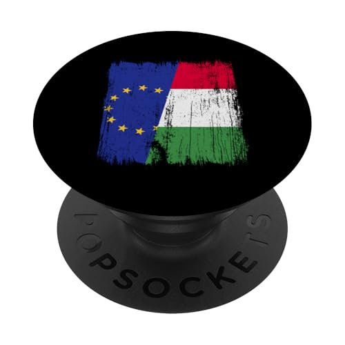EU Italien Halbflagge stolz Europäische Union Italienischer Stolz PopSockets Klebender PopGrip EU Italien Halbflagge stolz Europäische Union Italienischer Stolz PopSockets Klebender PopGrip von Love Italia Italy Flag Designs Proud Italian Roots