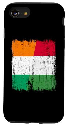 Elfenbeinküste Italien halbe Flagge Stolz Elfenbeinküste italienischer Stolz Hülle für iPhone SE (2020) / 7 / 8 von Love Italia Italy Flag Designs Proud Italian Roots