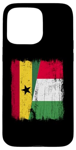 Ghana Italien Halbflagge Stolz Ghanaisch Italien Stolz Hülle für iPhone 15 Pro Max von Love Italia Italy Flag Designs Proud Italian Roots