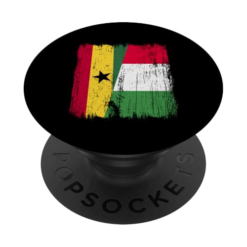 Ghana Italien Halbflagge Stolz Ghanaisch Italien Stolz PopSockets Klebender PopGrip von Love Italia Italy Flag Designs Proud Italian Roots