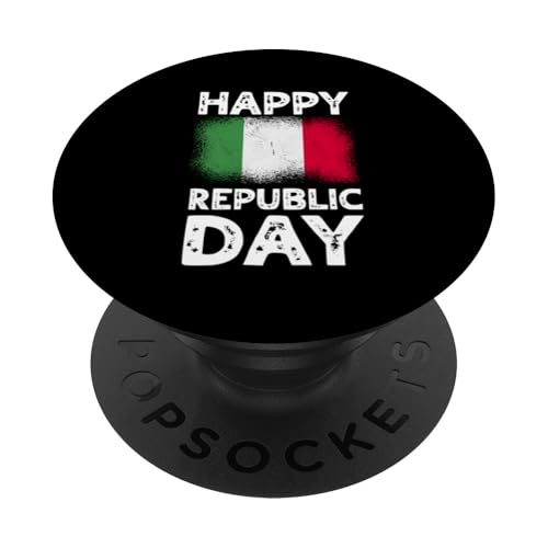 Happy Republic Day Italien Italienischer Unabhängigkeitstag PopSockets Klebender PopGrip Happy Republic Day Italien Italienischer Unabhängigkeitstag PopSockets Klebender PopGrip von Love Italia Italy Flag Designs Proud Italian Roots