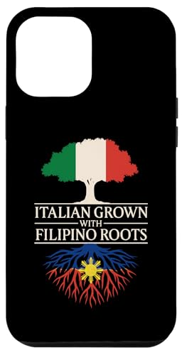 Italienisch gewachsen mit philippinischen Wurzeln, italienisches Erbe der Philippinen Hülle für iPhone 12 Pro Max Italienisch gewachsen mit philippinischen Wurzeln, italienisches Erbe der Philippinen Hülle für iPhone 12 Pro Max von Love Italia Italy Flag Designs Proud Italian Roots