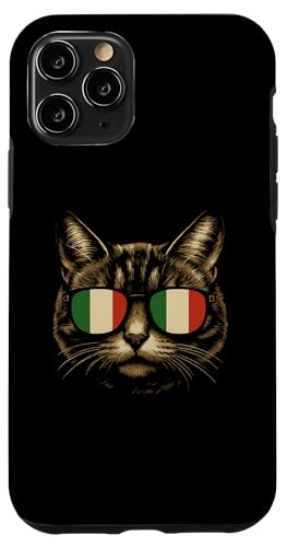 Italienische Katzenliebhaber-Sonnenbrille mit italienischer Flagge für Katzenbesitzer Hülle für iPhone 11 Pro Italienische Katzenliebhaber-Sonnenbrille mit italienischer Flagge für Katzenbesitzer Hülle für iPhone 11 Pro von Love Italia Italy Flag Designs Proud Italian Roots