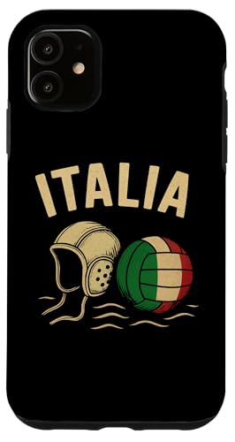 Italienisches Wasserballspieler-Design, italienischer Sportliebhaber Hülle für iPhone 11 von Love Italia Italy Flag Designs Proud Italian Roots