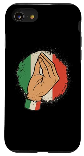 Kultige italienische Geste, lustige Italien-Liebhaberbekleidung Hülle für iPhone SE (2020) / 7 / 8 von Love Italia Italy Flag Designs Proud Italian Roots