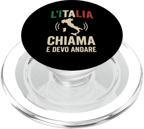 Lustige italienische Sprache, die sagt, dass Italien ruft und ich muss gehen PopSockets PopGrip für MagSafe Lustige italienische Sprache, die sagt, dass Italien ruft und ich muss gehen PopSockets PopGrip für MagSafe von Love Italia Italy Flag Designs Proud Italian Roots