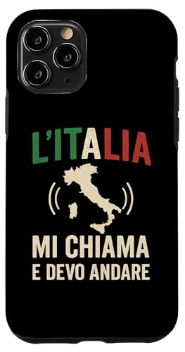 Lustiger Italien-Reisespruch in italienischer Sprache Hülle für iPhone 11 Pro von Love Italia Italy Flag Designs Proud Italian Roots
