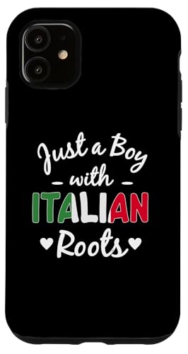 Nur ein Junge mit italienischen Wurzeln Stolze italienische Jungs Hülle für iPhone 11 Nur ein Junge mit italienischen Wurzeln Stolze italienische Jungs Hülle für iPhone 11 von Love Italia Italy Flag Designs Proud Italian Roots