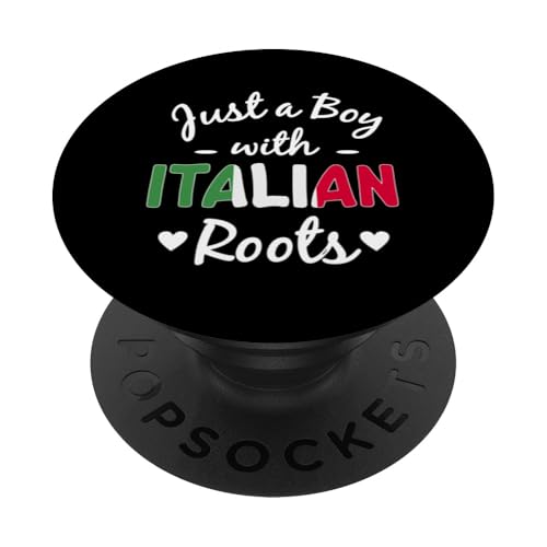 Nur ein Junge mit italienischen Wurzeln Stolze italienische Jungs PopSockets Klebender PopGrip Nur ein Junge mit italienischen Wurzeln Stolze italienische Jungs PopSockets Klebender PopGrip von Love Italia Italy Flag Designs Proud Italian Roots
