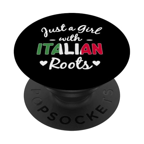 Nur ein Mädchen mit italienischen Wurzeln Stolze italienische Mädchen PopSockets Klebender PopGrip Nur ein Mädchen mit italienischen Wurzeln Stolze italienische Mädchen PopSockets Klebender PopGrip von Love Italia Italy Flag Designs Proud Italian Roots