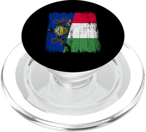 Pennsylvania Italien Halbflagge Stolz Pennsylvanian Italienisch PopSockets PopGrip für MagSafe Pennsylvania Italien Halbflagge Stolz Pennsylvanian Italienisch PopSockets PopGrip für MagSafe von Love Italia Italy Flag Designs Proud Italian Roots