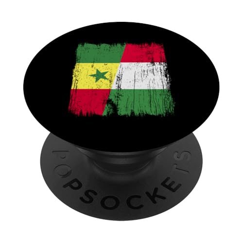 Senegal Italien halbe Flagge stolzer Senegalesischer italienischer Stolz PopSockets Klebender PopGrip Senegal Italien halbe Flagge stolzer Senegalesischer italienischer Stolz PopSockets Klebender PopGrip von Love Italia Italy Flag Designs Proud Italian Roots