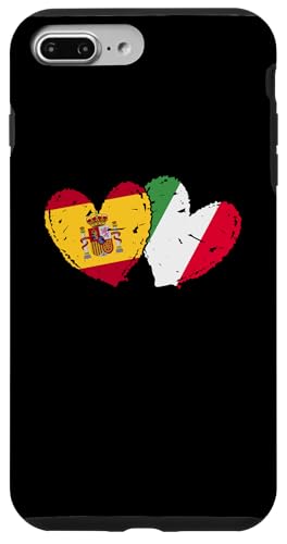 Spanien Italien Flagge Herzen Spanisch Italienisches Erbe Hülle für iPhone 7 Plus/8 Plus Spanien Italien Flagge Herzen Spanisch Italienisches Erbe Hülle für iPhone 7 Plus/8 Plus von Love Italia Italy Flag Designs Proud Italian Roots