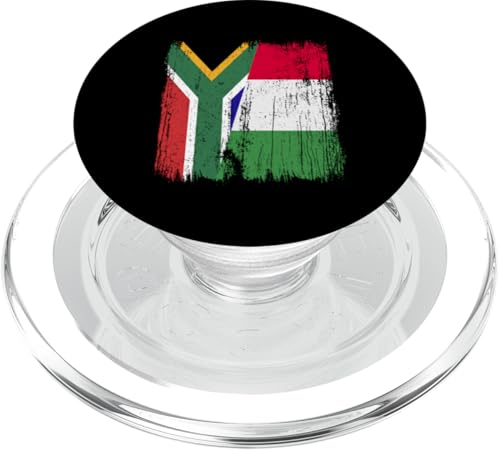Südafrika Italien Halbflagge stolz Südafrika Italienisch PopSockets PopGrip für MagSafe von Love Italia Italy Flag Designs Proud Italian Roots