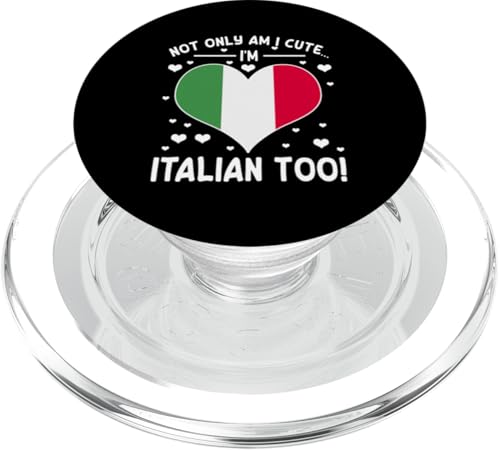 Süße italienische Mädchen und Jungen sagen stolze Italien PopSockets PopGrip für MagSafe Süße italienische Mädchen und Jungen sagen stolze Italien PopSockets PopGrip für MagSafe von Love Italia Italy Flag Designs Proud Italian Roots
