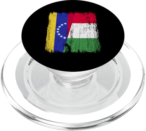 Venezuela Italien halbe Flagge Stolz Venezuelan Italien Stolz PopSockets PopGrip für MagSafe von Love Italia Italy Flag Designs Proud Italian Roots